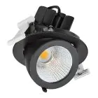 Philips LED Spot LuxSpace Accent Compact Svart RS772B 26W 2700lm 36D - 930 Varm Hvit | 134mm - Beste Fargegjengivelse