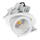 Philips LED Spot LuxSpace Accent Compact RS772B 38.5W 5000lm 36D - 830 Varm Hvit | 134mm 