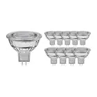 Fordelspakning 10x Noxion LED spot GU5.3 MR16 7.5W 621lm 60D - 840 kald hvit | dimbar - erstatter 50W
