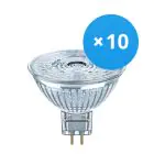 Fordelspakning 10x Ledvance Performance LED spot Reflektor GU5.3 MR16 5W 345lm 36D - 930 varm hvit | beste fargegjengivelse - dimbar - erstatter 35W