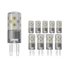 Fordelspakning 10x Noxion Bolt LED Capsule G9 3.8W 470lm - 827 ekstra varm hvit | erstatter 40W