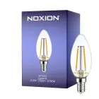 Noxion Lucent LED E14 Mignon filament klar 2.5W 250lm - 827 ekstra varm hvit | dimbar - erstatter 25W