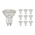 Fordelspakning 10x Noxion PerfectColor LED spot GU10 PAR16 4W 345lm 36D - 940 kald hvit | beste fargegjengivelse - dimbar - erstatter 50W