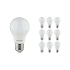 Fordelspakning 10x Noxion Lucent Classic LED E27 Pære matt 4.9W 480lm - 840 kald hvit | erstatter 40W