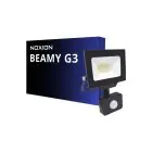 Noxion LED Flomlys Beamy G3 20W 2200lm 100D - 830 Varm Hvit | IP44 - Bevegelses- og Lyssensor - Symmetrisk