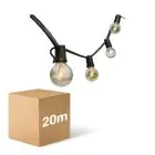 D'Lite LED Lyslenke Sparkl 20m 4W 250lm - 827 Ekstra Varm Hvit | IP44 - 5x Forbindbare