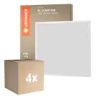 Fordelspakning 4x Ledvance LED panel Kompakt Aluminium Hvit 33W 3630lm - 830 varm hvit | 60x60cm - UGR < 19