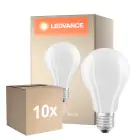 Fordelspakning 10x Ledvance Classic LED E27 Pære filament matt 17W 2452lm - 840 kald hvit | erstatter 150W
