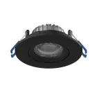 Noxion LED Spot Ares Vippbar Svart 6W 540lm 927-940 3CCT | Utskjæring 68mm