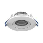 Noxion LED Spot Ares Vippbar Hvit 6W 540lm 927-940 3CCT | Utskjæring 68mm