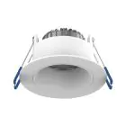 Noxion LED Spot Ares Dyp Hvit 6W 540lm 927-940 3CCT - med Inner Sirkel Hvit| Utskjæring 68mm