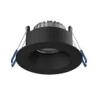 Noxion LED Spot Ares Dyp ring Svart 6W 540lm 927-940 3CCT - med Inner Sirkel Svart | Utskjæring 68mm