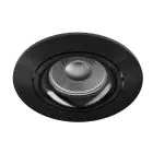 Noxion Innfelt Spot Vision MR16 Vippbar Svart | 82mm - Utskjæring 69mm - IP20 - incl. GU10 Sokkel 