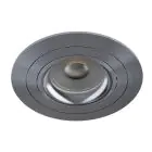 Noxion Innfelt Spot Logic MR16 Vippbar Grå | 92mm - Utskjæring 80mm - IP20 - incl. GU10 Sokkel 