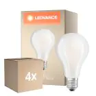 Fordelspakning 4x Ledvance Classic LED E27 Pære filament matt 24W 3452lm - 840 kald hvit | erstatter 200W