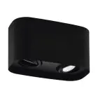Eglo Tak Spot Arenzano Stål Svart 9.4W 690lm - 830 Varm Hvit | Dimbar - Egnet for 2x GU10
