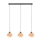 Eglo Pendel Lampe Midsumer Stål Svart | IP20 - Egnet for 3x E27 