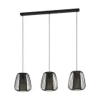 Eglo Pendel Lampe Curasao Stål Svart | IP20 - Egnet for 3x E27 