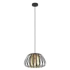 Eglo Pendel Lampe Encinitos Svart, Gull | Egnet for E27
