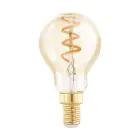 Eglo LED Ball E14 Filament Rav 4W 145lm - 820 Ekstra Varm Hvit | Dimbar - Erstatter 15W