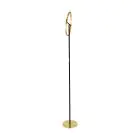 Eglo Gulvlampe Castelpoto Stål Brushed Messing, Svart 17.6W 2000lm - 830 Varm Hvit | Dimbar