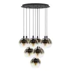 Eglo Pendel Lampe Ariscani 1 Stål Svart | Egnet for 10x E27