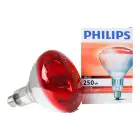 Philips BR125 IR 250W E27 230-250V rød