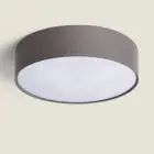 Bright Choice Led-Taklampe Runde Tekstil Grå | 500mm - Egnet for 3x E27 – Max 40W