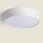 Bright Choice Led-Taklampe Runde Tekstil Hvit | 500mm - Egnet for 3x E27 – Max 40W
